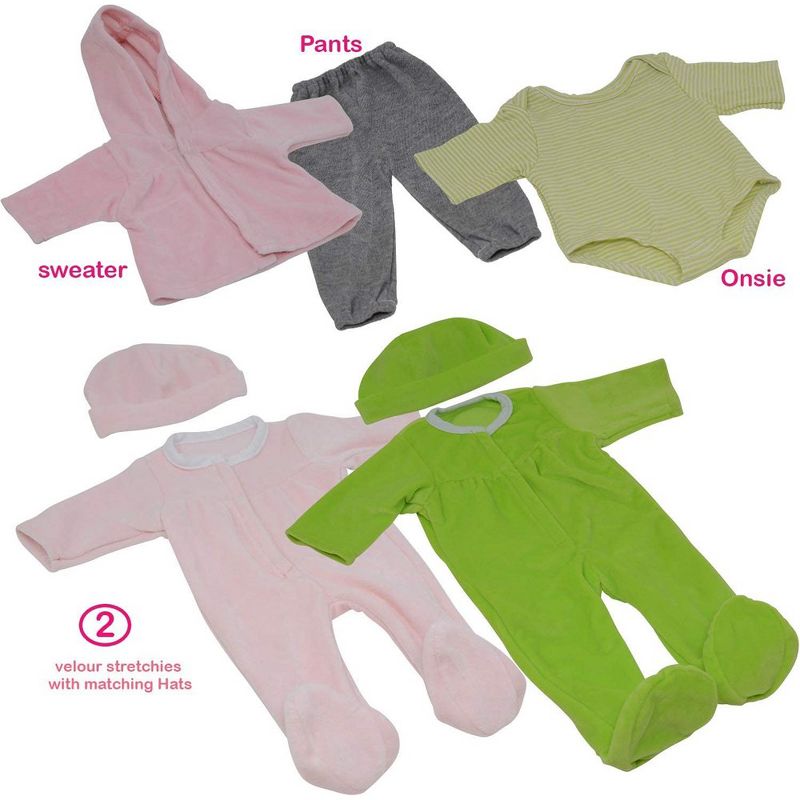 The New York Doll Collection Baby Doll Clothing Set, 5 of 7