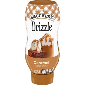 Smucker’s Drizzle Caramel Flavored Syrup, 20 Oz. Squeeze Bottle, Pack of 4 - 1 of 4