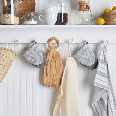 Floral Vine Mini Oven Mitt 2pc Set - Martha Stewart