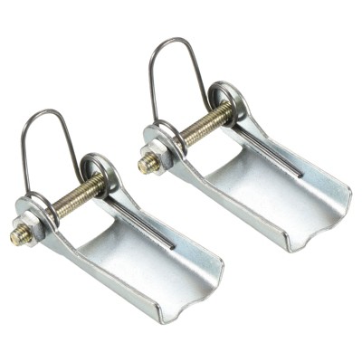 Unique Bargains Towing Receiver Hitch For Clevis Trailer Replacement Hooks  Latch Silver Tone 2 Pcs : Target