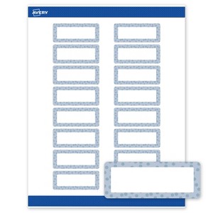 Avery Address Labels, Polka Dots Design, 1" x 2-5/8", 160ct - 1 of 4