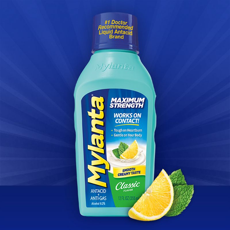Mylanta Maximum Strength Liquid - Classic Flavor - 12oz, 5 of 9