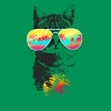 Junior's Design By Humans Cat Breeze By Artemple T-Shirt - 2 of 3