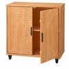 Buylateral Messina 2 Door Cabinet Natural Pine: Modern Style, Laminated MDF, Adjustable Shelves - 4 of 4