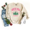 Simply Sage Market Women's Graphic Sweatshirt North Pole University Pink Trees - 3 of 3