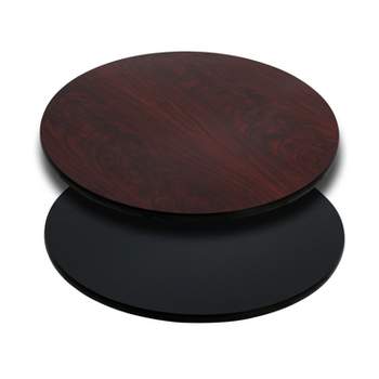 Flash Furniture 30" Round Table Top with Reversible Laminate Top