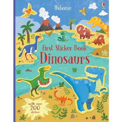 First Sticker Book Dinosaurs - (first Sticker Books) By Hannah