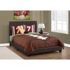 Monarch Specialties Bed Full Size Platform Bedroom Frame Upholstered Pu Leather Look Wood Legs Brown Transitional - 2 of 4