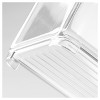 iDesign Stackable Fridge Storage Bin with Handle, Set of 6, Clear, Made in USA - 4 of 4