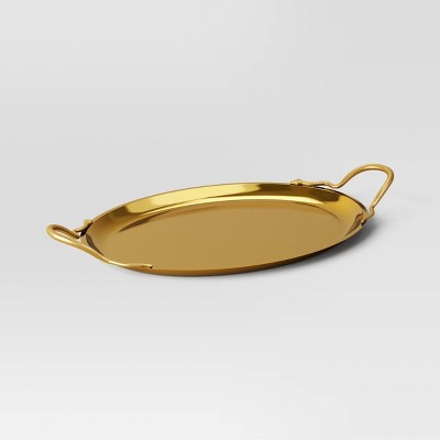 Cocktail Serve Tray Gold - Threshold™