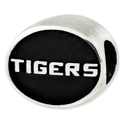 Black Bow Jewelry Sterling Silver & Enamel Louisiana State University Collegiate Bead