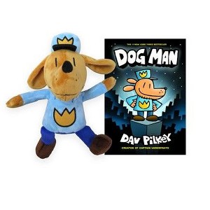 MerryMakers Dog Man Plush And Hardcover Book Set - 1 of 4