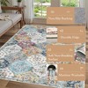 Area Rug, Rugs for Living Room, Washable Rug, Vintage Rugs for Entryway, Traditional Floor Cover, Thin Carpet, Kitchen Distressed Non Slip Mat - 3 of 4