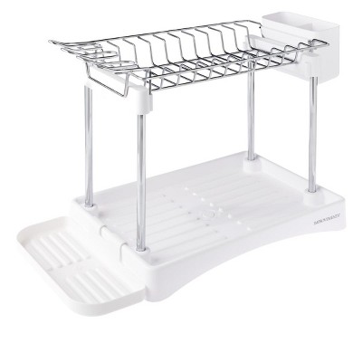 Happimess Brooklyn 24 Adjustable Dish Rack, Chrome : Target