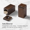 Toothpick Holder Dispenser, Walnut Toothpick Holder Container, Home Kitchen Restaurant Gift, Wood Decoration, No Toothpick - 4 of 4
