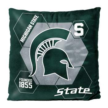 NCAA Michigan State Spartans Connector Velvet Reverse Pillow