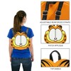 Garfield Character Head Orange 9" Adult Mini Novelty Backpack - 4 of 4