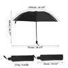 Unique Bargains Manual Open Close Umbrella Retractable for Rain Wind - 2 of 4