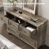 Dresser for Bedroom, 7 Drawer Dresser, Wooden Chest of Drawers with Deep Drawers, 47" Long Dressers TV Stand, Modern Dressers Organizer - 3 of 4