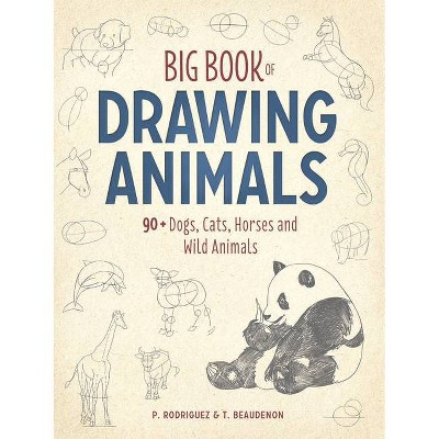 Big Book of Drawing Animals - by  Thierry Beaudenon & P Rodriguez (Paperback)