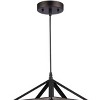 Chloe Lighting Osbert Industrial-Style 1 Light Rubbed Bronze Pendant 16" Wide - 2 of 3