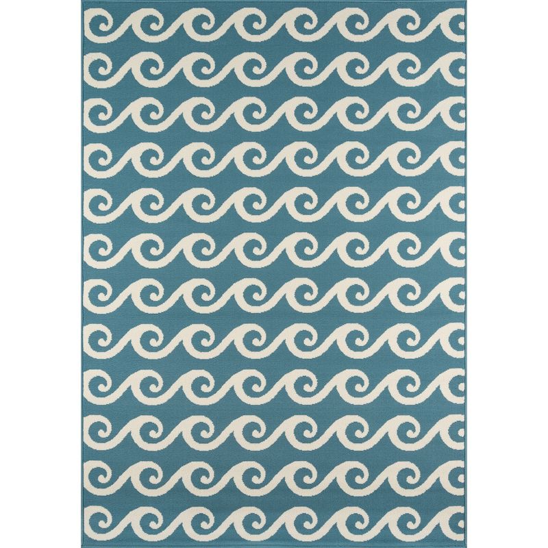 Ocean Waves Rug - Momeni, 1 of 5