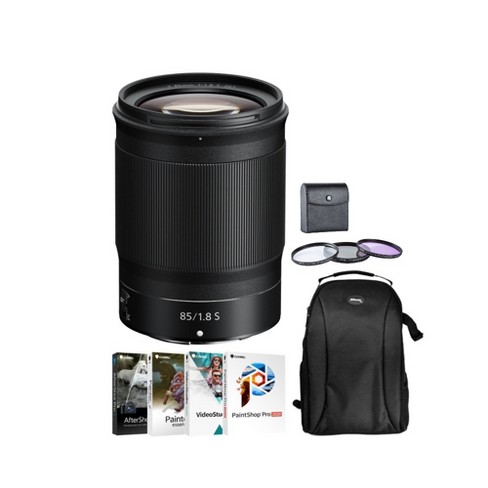 Nikon Nikkor Z 85mm F/1.8 S Lens With Software Suite And Accessory