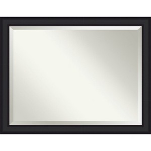 Amanti Art Oliver Beveled Wood Framed Bathroom Vanity Wall Mirror - 1 of 4