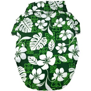 Doggie Design Hawaiian Camp Shirt - Tropical Green - 1 of 3