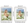 Americanflat 12x15 Picture Frame - Use as 9x12 Frame with Mat or Display 12x15 Photo Without Mat - Hudson Collection - White - 2 of 4