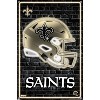 Trends International NFL New Orleans Saints - Neon Helmet 23 Unframed Wall Poster Prints - 4 of 4