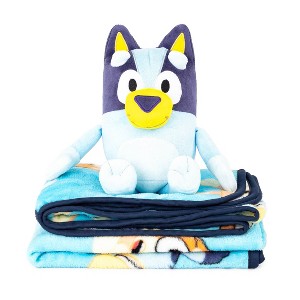 Bluey Dance Party Kids' Throw and Pillow Set - 1 of 4