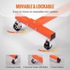 VEVOR Engine Stand, 750 lbs Rotating Engine Motor Stand with 360 Degree Adjustable Head, Cast Iron Motor Hoist Dolly, 4-Caster/Adjustable Arms - 4 of 4