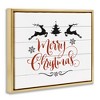 Stupell Industries Merry Christmas with Reindeer, 21" x 17" - 3 of 4
