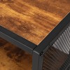 Sevobal Utility Storage Shelves, 3-Tier Storage Rack Wall Mount with Open shelves for Living Room, Kitchen, Bathroom, Brown, 29.53"*11.22"*35.43" - 3 of 4