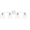 Elegant Lighting Harris 4 light Chrome and Clear Bath Sconce - 2 of 2