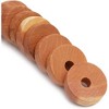 Juvale 36 Pack Cedar Rings for Hangers & Clothes Storage, Cedarwood Closet & Drawer Freshener, 1.5 in - 4 of 4