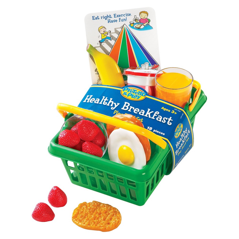 UPC 765023072907 product image for Learning Resources Healthy Breakfast Basket Play Set | upcitemdb.com