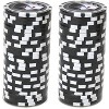 Slickblue 14g Poker Chips 25-Pack, Clay Composite, Royal Flush Design, Easy-to-Read Denominations, $1-$1000 - 3 of 3