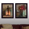 Gulches 2-Piece Vignette By Susan Boyer, Printed Wall Art, Ready To Hang Framed Poster, Black Frame(Country Candlelight Collection) - 2 of 4