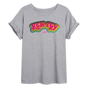Women's - Barbie - Kenrgy 70s Oversized Graphic T-Shirt - 1 of 4