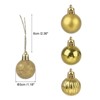 Unique Bargains Acrylic DIY Craft Party Christmas Tree Ornament Hanging Balls 1.18" 24 Pcs - 2 of 4