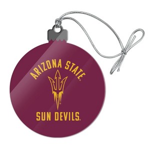 Arizona State University Sun Devils Acrylic Christmas Tree Holiday Ornament - 1 of 4