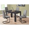 Monarch Specialties Dining Table 60Inch Rectangular Kitchen Dining Room Laminate White Contemporary Modern - 2 of 4