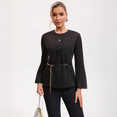A New Day Women's Front-Button Jacket - A New Day™ Black M — фото 5