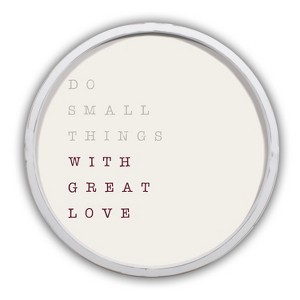 Creative Products With Great Love 20 x 20 Round White Framed Print - 1 of 4