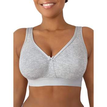 Fit For Me by Fruit of the Loom Womens Plus Size Beyond Soft Cotton Wireless Bra
