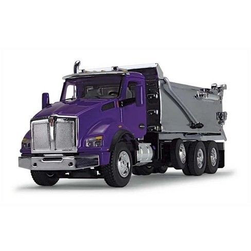 First Gear DCP 1/64 Purple Chrome Kenworth T880 Rogue Dump Truck 60-1414