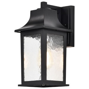 Nuvo Lighting Stillwell 1 - Light Lantern in  Matte Black - 1 of 4