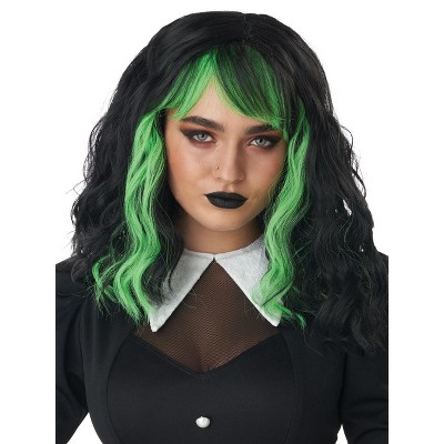 California Costumes Cute N Crafty Adult Wig (electric Green) : Target